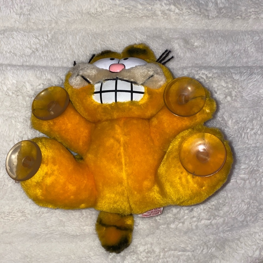 Vintage 1978 1981 Garfield window plushie Dakin Suction Cups Korea PREOWNED